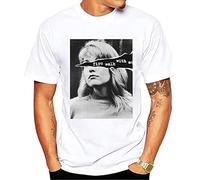 Newest Twin Peaks Men T Shirt Retro Laura Palmer Fire Walk with Me Printed T Shirts Hipster Tee Tops White T-Shirt White M