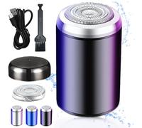 Newest Unisex Mini Portable Electric Shaver, Mini Electric Shavers for Men, Enspiracle Mini Shaver, Pocket Size Washable Electric Razor, USB Rechargeable Waterproof Shaver (Black)