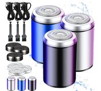 Newest Unisex Mini Portable Electric Shaver, Mini Electric Shavers for Men, Enspiracle Mini Shaver, Pocket Size Washable Electric Razor, USB Rechargeable Waterproof Shaver (3PCS)