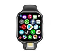 Newest VP29 Smart Watch 4G Full Network Android 2.29 Inch Rotating Camera SIM Card GPS WIFI NFC G00gle Services Support (4GB 64GB,Nero)