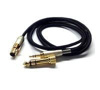 NewFantasia - Cavo audio di ricambio compatibile con cuffie beyerdynamic DT 1990 Pro, DT 1770 Pro e compatibile con cuffie AKG K371, K175, K275, K245, K182, K7XX 1,3 m/1,6 m 1.3meters/4.2feet