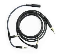 NewFantasia Cavo audio di ricambio per cuffie da gioco EPOS H6Pro, PC38X, GSP 301, 300, 302, 602, 601, H3, lunghezza 2 m, colore nero