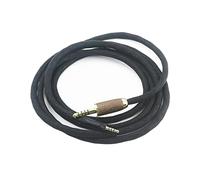NewFantasia Cavo maschio bilanciato da 4,4 mm 6N OCC placcato in rame placcato argento compatibile con cuffie Sennheiser HD598, HD560s, HD599, HD620S, guscio in legno di noce