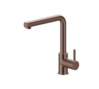 Newform - Real miscelatore lavello con bocca girevole ed estraibile [PVD brushed copper bronze] - 63425.59.067