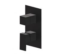 Newform - Ergo Q Nero miscelatore deviatore doccia meccanico 2 uscite 67694+29750
