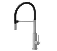 NEWFORM - KONBU miscelatore lavello [soft cortex/nero opaco] - 72545.S2.166