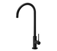 Newform - MAKI miscelatore per lavello con bocca alta tonda girevole [nero opaco] - 71830.01.093