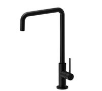Newform - MAKI miscelatore per lavello con bocca quadra girevole [nero opaco] - 71821.01.093