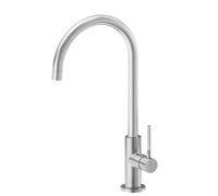 Newform - MAKI miscelatore per lavello con bocca tonda girevole [cromo spazzolato] - 71820.31.028