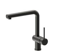 Newform - Moony miscelatore lavello a L con doccetta estraibile [carbon satin] - 3110.M0.077