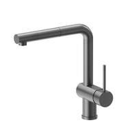 Newform - Moony miscelatore lavello a L con doccetta estraibile [PVD brushed gun metal] - 3110.59.064