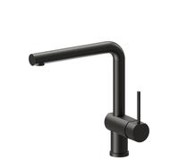Newform - Moony miscelatore lavello bocca L girevole orientabile [carbon satin] - 3100.M0.077