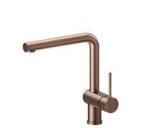 Newform - Moony miscelatore lavello bocca L girevole orientabile [PVD brushed copper bronze] - 3100.59.067