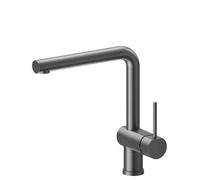 Newform - Moony miscelatore lavello bocca L girevole orientabile [PVD brushed gun metal] - 3100.59.064