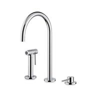 Newform - N21 Set lavello Nero opaco con doccia lavastoviglie - 71730.01.093