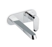 Newform - Nio miscelatore a parete per lavabo 68931E + 27853