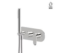 Newform - NioGruppo doccia da incasso completo di doccetta e deviatore a 2 uscite