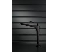 Newform - O'rama miscelatore versione alta per lavabo d'appoggio FINITURA NERO OPACO 68415.01.093