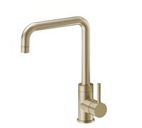 Newform - Real miscelatore lavello bocca quadra girevole [PVD brushed copper bronze] - 63420.59.098