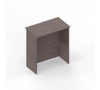 NEWFORM - Reception bancone H.110 cm per negozi uffici punto cassa - Colore Noce Corteccia - Lunghezza : 95 cm