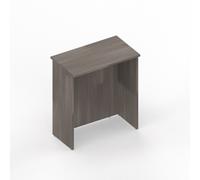 NEWFORM - Reception bancone H.110 cm per negozi uffici punto cassa - Colore Olmo Tundra - Lunghezza : 125 cm