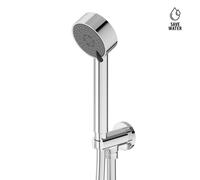 NEWFORM - RISE UP set doccia con doccetta 3 getti, flessibile e supporto presa acqua - 74045 : Finitura - Nero opaco