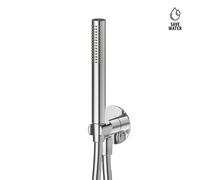 Newform - set doccia con doccetta, flessibile e supporto con presa acqua - 862 : Finitura - Cromo lucido