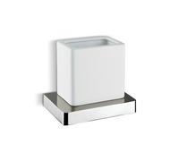 Newform - X Sense Porta bicchiere a muro [ceramica nera] - 62906