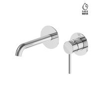 Newform - X-WAY miscelatore monocomando a parete per lavabo - 73928E : Finitura - Nero opaco