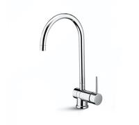 Newform - XT Miscelatore sottofinestra con bocca tonda girevole e reclinabile [cromo] - 4371
