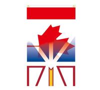 Newfoundland and Labrador Flag - Polyester 90x150cm 35.43x59.06in