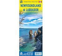 NEWFOUNDLAND & LABRADOR: Topographische Karte doppelseitig Newfoundland 800T., Stpl.St.John's 50T.,Stpl.Conception Bay South 30T. Labrador 1,385 1:800000