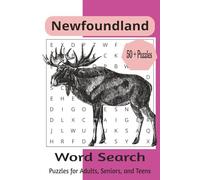 Newfoundland Word Search Puzzle Book: Word Searches with Easy to Read Print about Newfoundland, Newfoundland Culture, Newfies and More | 6x9 inches , ... Gifts for Vacations, Holidays, and Free Times