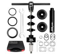 NEWFUN Kit Inferiore Bicicletta, Kit per la Stampa del Cuscinetto della Bicicletta,Strumenti per Il Montaggio e Lo Smontaggio del Movimento Centrale BB86/30/92/PF30 (Black)