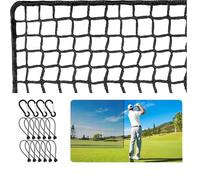 NEWFUN Rete da Golf, 3x3M, Rete di Sicurezza Regolabile del Cortile, Rete Portatile Della Mazza da Golf, Golf, Baseball, Rete di Formazione Dell'hockey, per uso dell'interno e del Giardino all'aperto