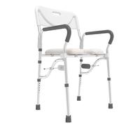 NEWFUN Rialzo WC per Anziani, Comoda WC Alzawater per Anziani, Alzawater per Protesi Anca, Sollevatore per WC Senior con Regolazione in Altezza, Adatto a Tutti i WC Standard, Capacità di Carico: 130KG