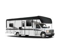 NEWFUN Telo copri camper, Coperture per rimorchi caravan, 210D Tessuto Oxford resistente ai raggi UV/Acqua/Polvere, Copertura universale per roulotte per camper (10.5 x 3 m)