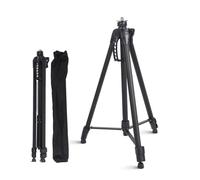 NEWFUN Treppiede per Livella Laser, Treppiede Livella Laser, Treppiedi, Dotato di Filettatura Maschio da 5/8" e Adattatore da 1/4", Adatto Alla Maggior Parte dei Tipi di Livella, Altezza: 58cm-160cm