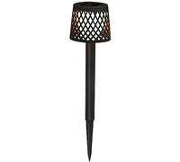 Newgarden Lampada LED solare Gretita, nera, picchetto a terra, 4 pezzi Newgarden