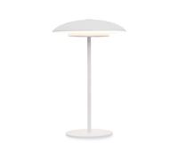newgarden - Lampada da tavolo portatile SARDINIA. Luce calda a LED senza fili. Con batteria ricaricabile fino a 20 ore di utilizzo (Bianco, 30 cm)