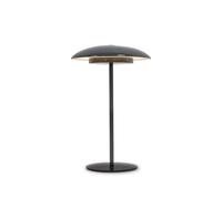 newgarden - Lampada da tavolo portatile SARDINIA. Luce calda a LED senza fili. Con batteria ricaricabile fino a 20 ore di utilizzo (Antracite, 30 cm)