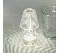 Newgarden Lampada LED da tavolo Lola 12 lux, batteria, trasparente LUMLOL012XXAANW