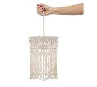 newgarden - MYKONOS HANG Lampada a sospensione portatile a LED decorativa con telecomando e batteria ricaricabile tramite USB. Realizzato con corde di macramé
