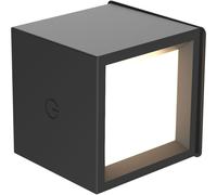 Newgarden Applique a LED Box 8, nero, 7,5x7,5 cm Newgarden