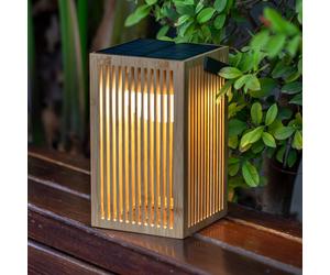 Newgarden Okinawa lampada tavolo solare LED bambù Newgarden