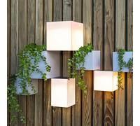 Newgarden Wally Lampada da parete solare a LED, 12x12 cm Newgarden