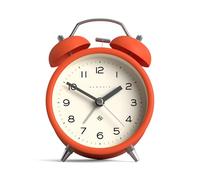 Newgate® Charlie Bell Echo sveglia | Rivisitazione moderna del classico orologio a doppia campana | Arancione | Numeri facili da leggere | Ideale per comodino, scrivania o scaffale | Accessorio retrò