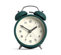 NEWGATE® Charlie Bell Echo sveglia | Rivisitazione moderna del classico orologio a doppia campana | Eden Verde | Numeri facili da leggere | Ideale per comodino, scrivania o scaffale | Accessorio retrò