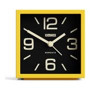 Newgate® Cube sveglia | Allarme retrò a forma di cubo di design | Giallo agrumi | Ideale per comodino, scrivania, mensola | Accessorio retrò per camera da letto e ufficio della metà del secolo