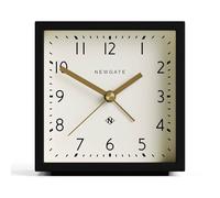 Newgate® Equinox sveglia | Allarme moderno a forma di cubo guidato dal design | Nero | Ideale per comodino, scrivania, mensola e camino | Accessori da camera da letto e ufficio di metà secolo